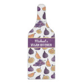 Maßgeschneiderte Familienfiguren und Trauben Schneidebrett (Vorderseite)