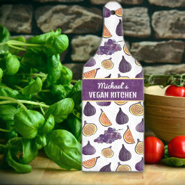 Maßgeschneiderte Familienfiguren und Trauben Schneidebrett