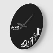 Maßgeschneiderte Farbe, für wen auch immer Große Wanduhr (Winkel)