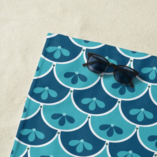 Maßgeschneiderte Farben für das Muster der Blumen Strandtuch (Beispiel)