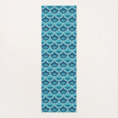 Maßgeschneiderte Farben für das Muster der Blumen Yogamatte (Rückseite)