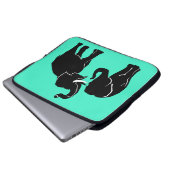 Maßgeschneiderte Farben Laptop-Schlauch mit Elepha Laptopschutzhülle (Vorne Knopf)