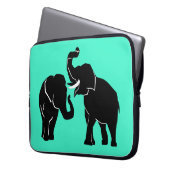 Maßgeschneiderte Farben Laptop-Schlauch mit Elepha Laptopschutzhülle (Vorderseite Links)
