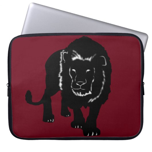 Maßgeschneiderte Farben - Laptop-Sieb mit Löwe - F Laptopschutzhülle (Vorderseite)