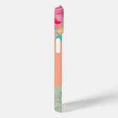 Maßgeschneiderte, farbige Monogramm-Abdeckung Case-Mate iPhone Hülle (Rückseite / Rechts)