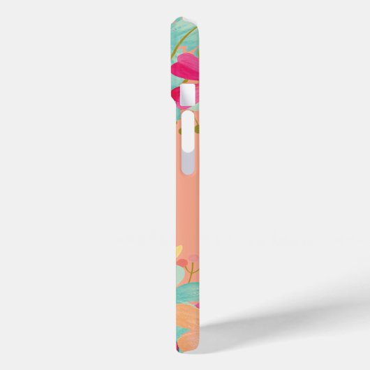 Maßgeschneiderte, farbige Monogramm-Abdeckung Case-Mate iPhone Hülle (Rückseite / Links)