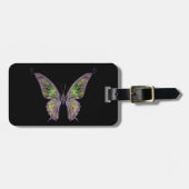 Maßgeschneiderte farbliche Schmetterlingsplatte Gepäckanhänger (Vorderseite horizontal)