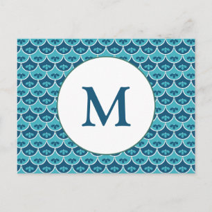 Maßgeschneiderte Farbskala für Blumenmuster Save t Postkarte