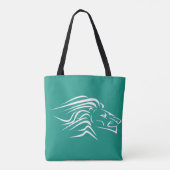 Maßgeschneiderte Farbtasche mit Löwenanzug Tasche (Rückseite)
