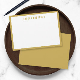 Maßgeschneiderte Farbtöne Modern fett Personalisie Mitteilungskarte