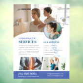 Maßgeschneiderte Fensterklammer für Chiropraktordi Fensteraufkleber (Blatt 3)