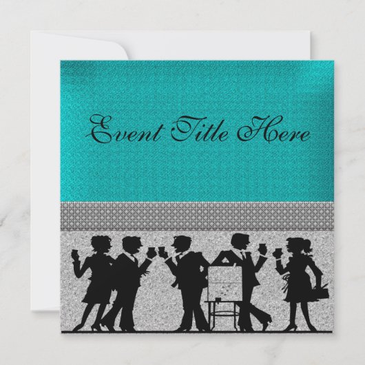 Maßgeschneiderte festliche Party Einladung (Vorderseite)