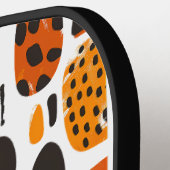 Maßgeschneiderte, fett Abstrakte Retro Moderne Geo Pickleball Schläger (Linke Seite)