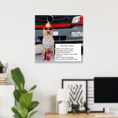 Maßgeschneiderte Feuerfestbohrer Poster (Heimbüro)