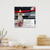 Maßgeschneiderte Feuerfestbohrer Poster (Küche)