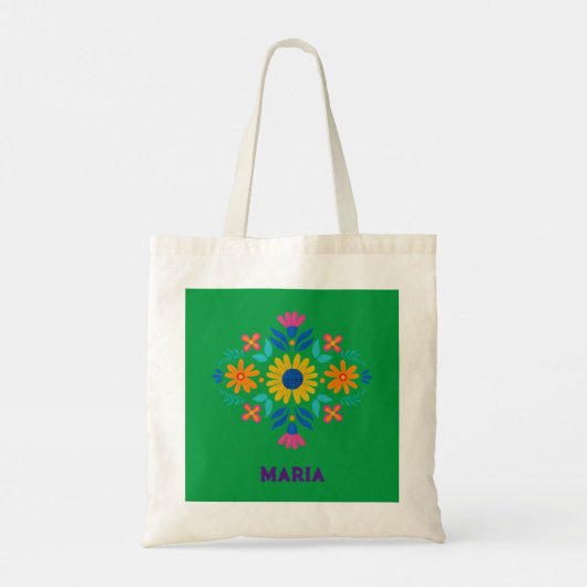 Maßgeschneiderte Fiesta Theme Tote Bag Tragetasche (Rückseite)