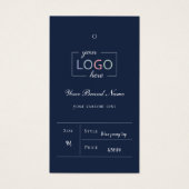 Maßgeschneiderte Firmenlogos Bekleidungspreis Navy (Vorderseite)