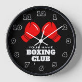 Maßgeschneiderte Fitnessraum-Wanduhr mit Logo für  Uhr (Vorderseite)