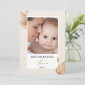 Maßgeschneiderte Flachbildkarte für Fotos Dankeskarte (Stehend Vorderseite)