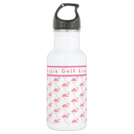 Maßgeschneiderte Flamingo-Wasserflasche Edelstahlflasche