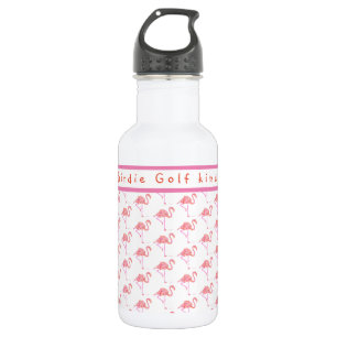 Maßgeschneiderte Flamingo-Wasserflasche Edelstahlflasche