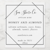 Maßgeschneiderte Flaschenaufkleber Weinetikett (Einzelnes Label)