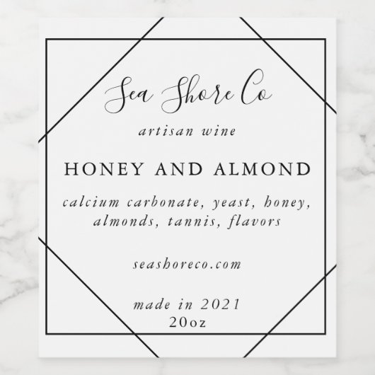 Maßgeschneiderte Flaschenaufkleber Weinetikett (Einzelnes Label)