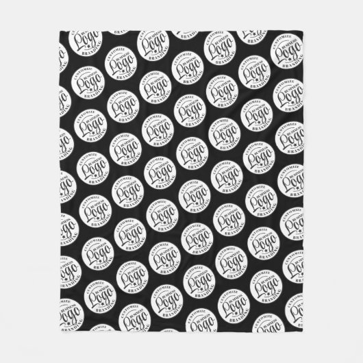 Maßgeschneiderte Fleece-Blanken mit Logo-Print | S Fleecedecke (Vorderseite)