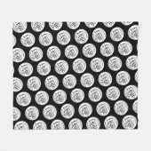 Maßgeschneiderte Fleece-Blanken mit Logo-Print | S Fleecedecke (Vorderseite (Horizontal))