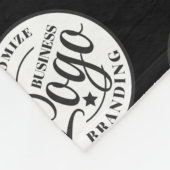 Maßgeschneiderte Fleece-Blanken mit Logo-Print | S Fleecedecke (Ecke)