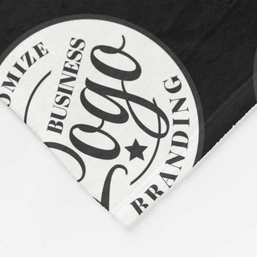 Maßgeschneiderte Fleece-Blanken mit Logo-Print | S Fleecedecke (Ecke)