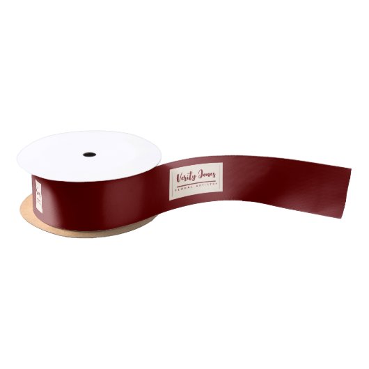 Maßgeschneiderte Floral Satin Ribbon Satinband (Spule)