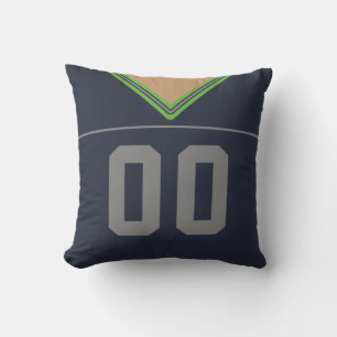 Maßgeschneiderte Football Jersey Number Jersey Kissen