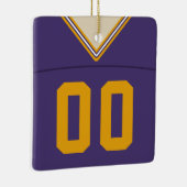 Maßgeschneiderte Football Lacrosse Jersey Ornament (Rechts)