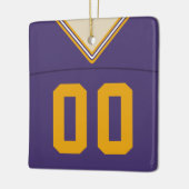 Maßgeschneiderte Football Lacrosse Jersey Ornament (Links)