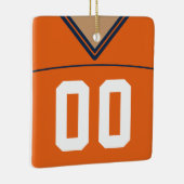 Maßgeschneiderte Football Lacrosse Jersey Ornament (Rechts)