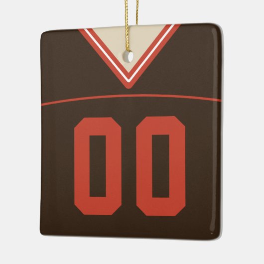 Maßgeschneiderte Football Lacrosse Jersey Ornament (Links)