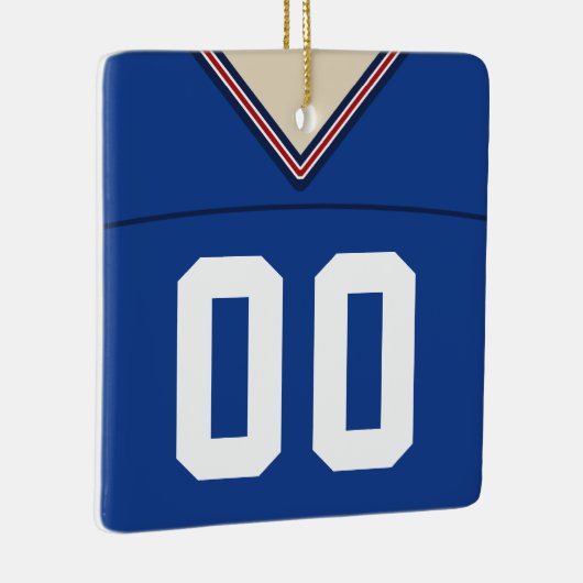 Maßgeschneiderte Football Lacrosse Jersey Ornament (Rechts)