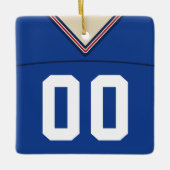 Maßgeschneiderte Football Lacrosse Jersey Ornament (Vorderseite)