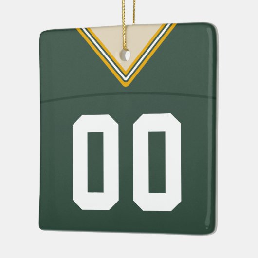 Maßgeschneiderte Football Lacrosse Jersey Ornament (Links)