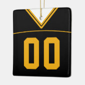 Maßgeschneiderte Football Lacrosse Jersey Ornament (Links)