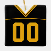 Maßgeschneiderte Football Lacrosse Jersey Ornament (Vorderseite)