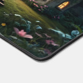 Maßgeschneiderte Forest Waterfall Hütte Desk Mat Schreibtischunterlage (Ecke)