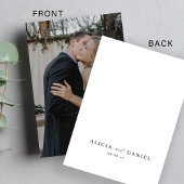 Maßgeschneiderte Foto-Basis für Vellum-Overlay-Hoc Einladung