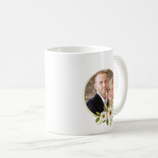 Maßgeschneiderte Foto-Blumenrahmen Kaffeetasse (VorderseiteRechts)