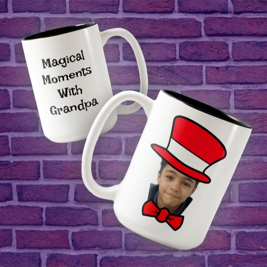 Maßgeschneiderte Foto Booth Top Hat Tasse
