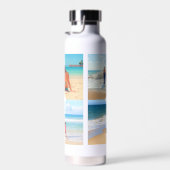 Maßgeschneiderte Foto Collage Family Liebe Textfla Trinkflasche (Rechts)