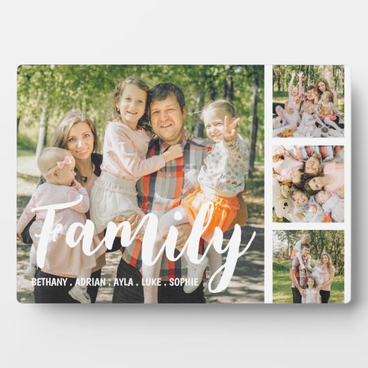 Maßgeschneiderte Foto Collage Plaque Fotoplatte (Vorderseite)