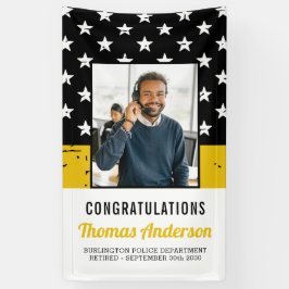 Maßgeschneiderte Foto-Goldlinie für den Rücktransp Banner