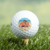 Maßgeschneiderte Foto Golf Balls Ihr Sommerdesign  Golfball (Insitu T-Shirt)